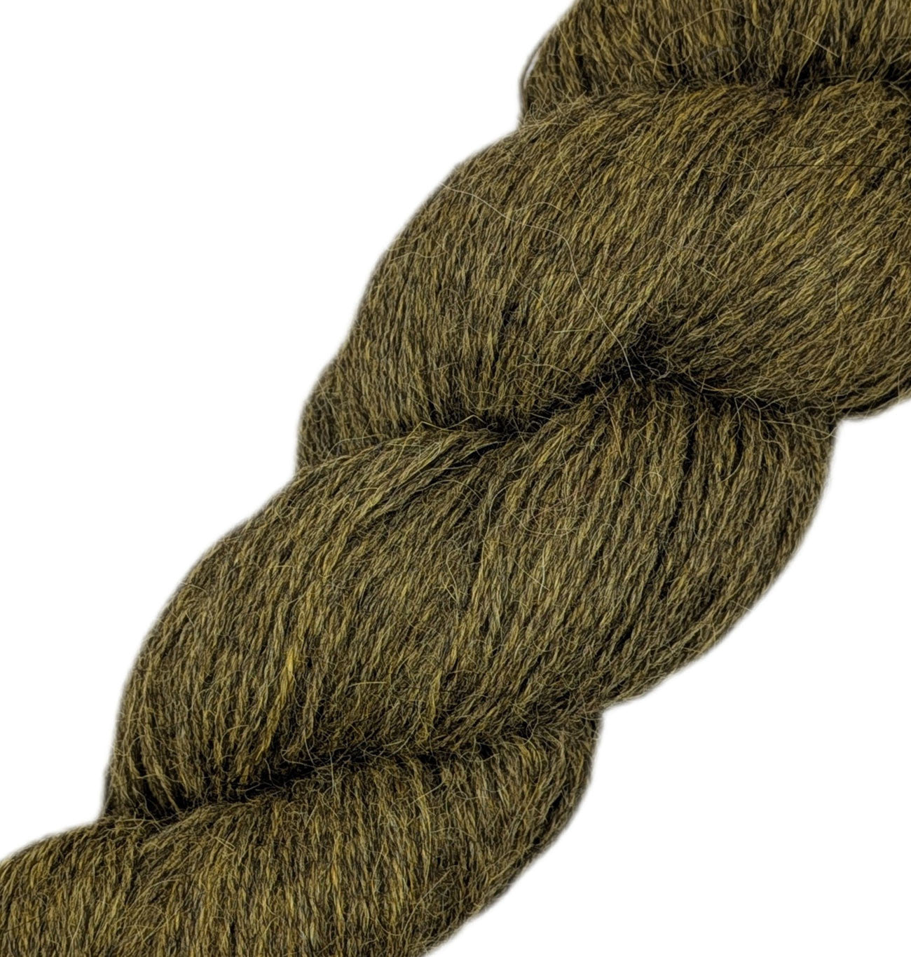 Verde Oliva - Llama Alpaca FS - Fingering - 100g / 366m