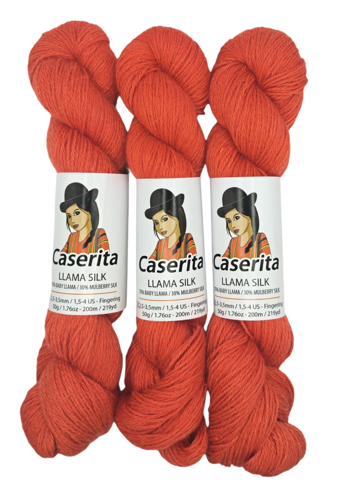 Coral - Baby llama y Seda - 50 gr./200 m.