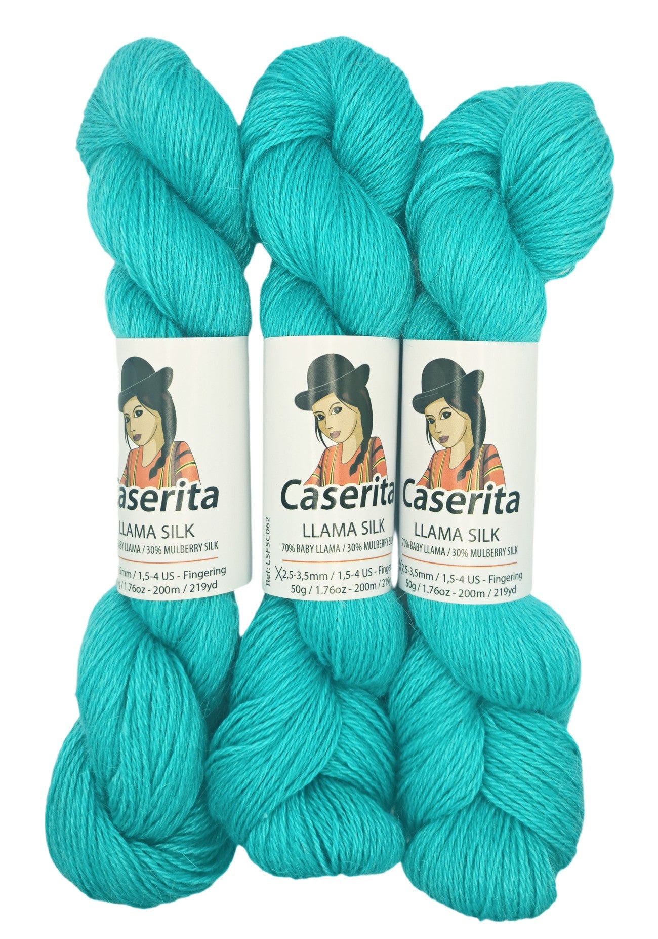 Turqueza - Baby llama y Seda - 50 gr./200 m.