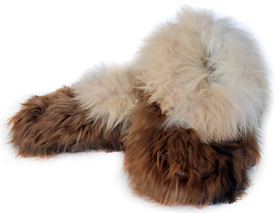 Pantuflas de Felpa para Adultos - 100% Alpaca